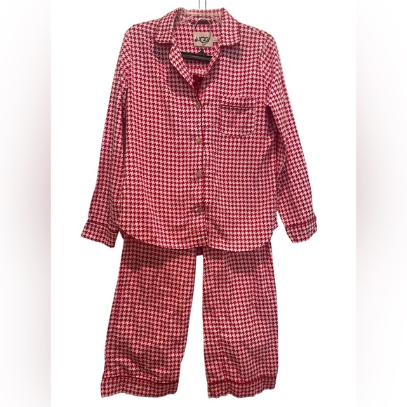 UGG Women's Raven Houndstooth Pajama Set Size M - Picture 2 of 6